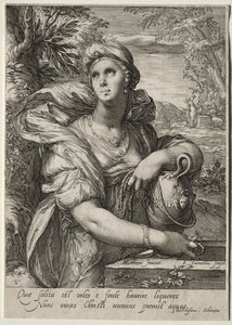 Heroines of the New Testament: The Woman of Samaria by Jan Saenredam