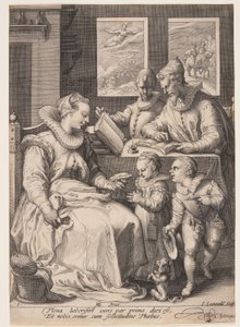 Morning, from The Four Times of Day by Jan Saenredam