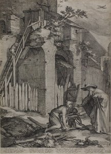 The Prophet Elie Arriving at the House of Sarepta