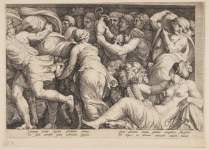 The Punishment of Niobe (Plate 8) by Jan Saenredam