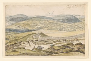 View of the High Peak Mountains in Derbyshire by Jan Siberechts