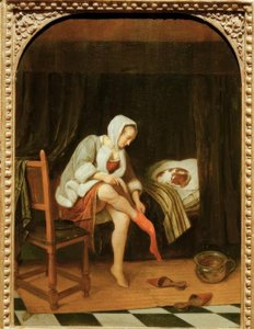 Woman at Her Toilette