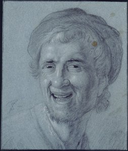 Rembrandt Laughing (Copy after the Early Self-Portrait of Rembrandt at F. Stoop in Byfleet) by Jan Steen