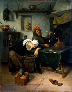 The Idlers, c. 1660 by Jan Steen