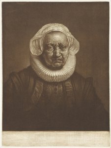 Portrait of Aechje Claesdr. by Jan Stolker