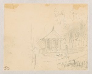 Sketch of a Teahouse by Jan Striening
