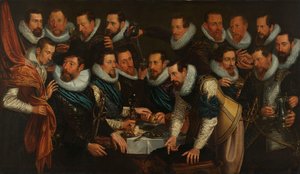 Officers and Other Civic Guardsmen of the XIth District of Amsterdam, Under the Command of Captain Geurt Dircksz van Beuningen and Lieutenant Pieter Martensz Hoeffijser