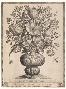 Bunch of Flowers in a Vase by Jan Theodor de Bry