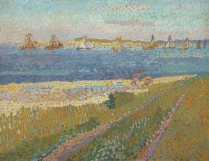 Fishing Boats at Veere. 1907 by Jan Toorop