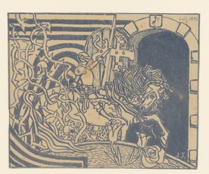 Catalog Cover with Knight on Horseback