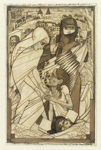 The Relief Efforts During the Flood of 1926, Symbolically Represented by Jan Toorop