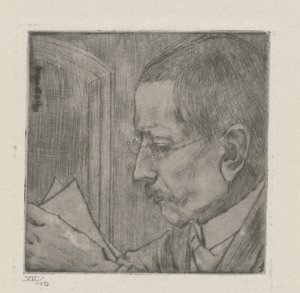 Portrait of Aegidius Timmerman by Jan Toorop