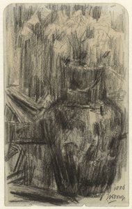 Vase with Flowers in an Interior
