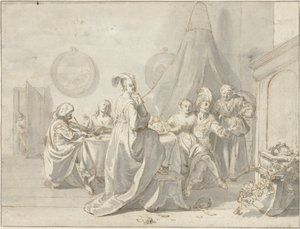 The Prodigal Son in the Brothel by Jan Verkolje (I)