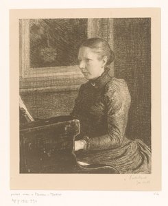 Portrait of Agneta Matthes by Jan Veth