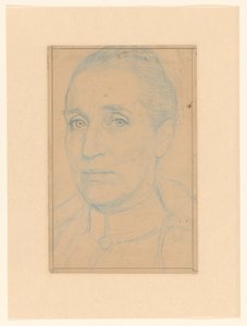 Portrait of Anna Dorothea Veth-Dirks by Jan Veth