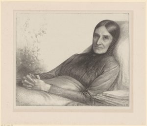 Portrait of Elisabeth Ragazzi van den Wall Bake by Jan Veth