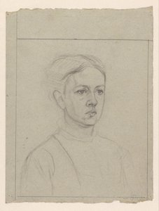 Portrait of Johanna Veth by Jan Veth