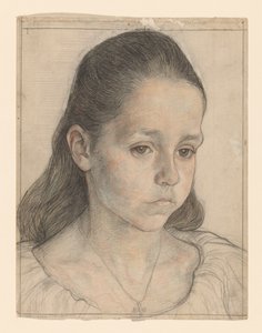 Portrait of a Girl Kolkman by Jan Veth