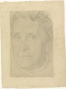 Portrait of Mrs. M.J. van Rennès-de Jongh by Jan Veth