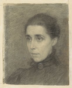 Portrait of Mrs. M. Bruyel-De Favauge by Jan Veth