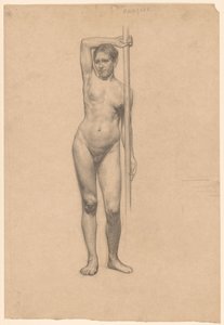 Standing Female Nude, Seen from the Front
