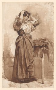 Young Woman at Her Toilet
