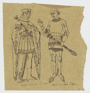 Two Medieval Soldiers Before 1370