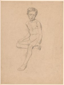 Seated Naked Boy