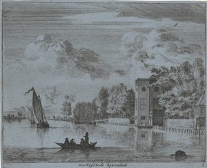 View of the Sparenhout Estate in Haarlem (Landscapes of the Haarlem Area) by Jan Vincentsz. van der Vinne