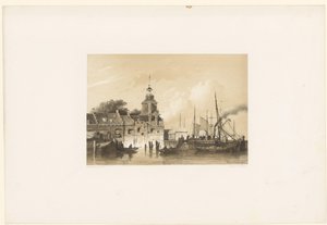 View of the Old Head Gate in Rotterdam