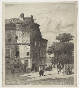 View of a Street in Amsterdam