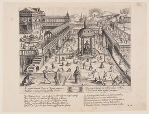 Composita, from Theatrum Vitae Humanae (The Ages of Man) by Jan Wierix