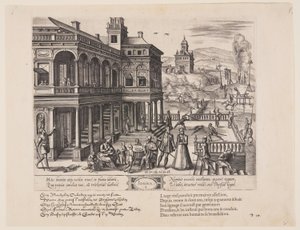 Ionica, from Theatrum Vitae Humanae (The Ages of Man) by Jan Wierix