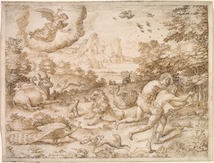 The Expulsion from Paradise, c. 1606