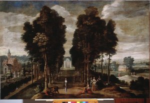 The park of the castle by Jan Wildens