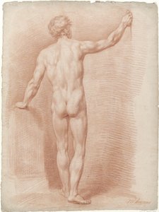 Standing Male Nude, Seen from the Back