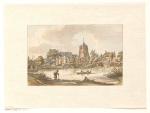 View of Acquoy on the Linge by Jan de Beijer