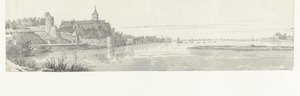 View of Nijmegen and the Waal by Jan de Beijer