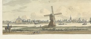 View of Tienhoven and the House Herlaar