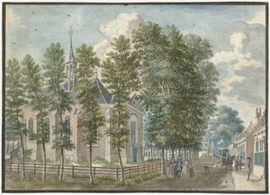 View of the Church of Bloemendaal by Jan de Beijer