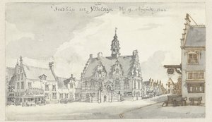 View of the Town Hall of IJsselstein by Jan de Beijer