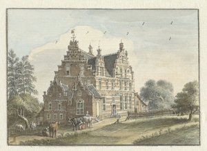 The House Den Dam near Zutphen by Jan de Beijer