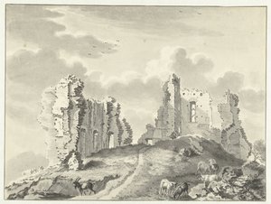 Remains of the Kranendonk Castle by Jan de Beijer