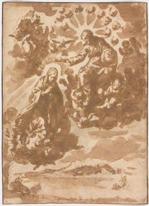 The Coronation of the Virgin and The Flight into Egypt by Jan de Bisschop