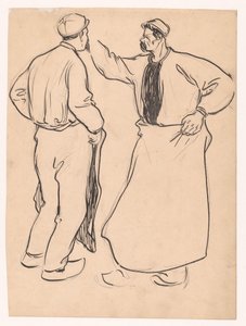 Two Studies of a Man by Jan de Waardt