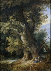 Rest on the Flight into Egypt by Jan the Elder (after) Brueghel