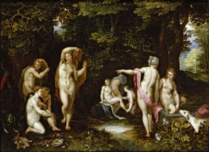 Diana and Actaeon by Jan the Elder Brueghel