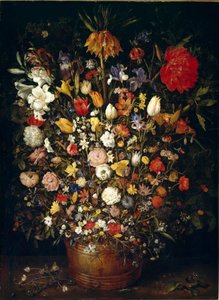 Large Bouquet of Flowers by Jan Brueghel the Elder (Brueghel or Breughel) by Jan the Elder Brueghel