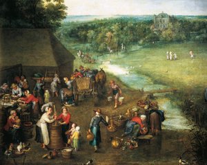 Life in countryside (detail)